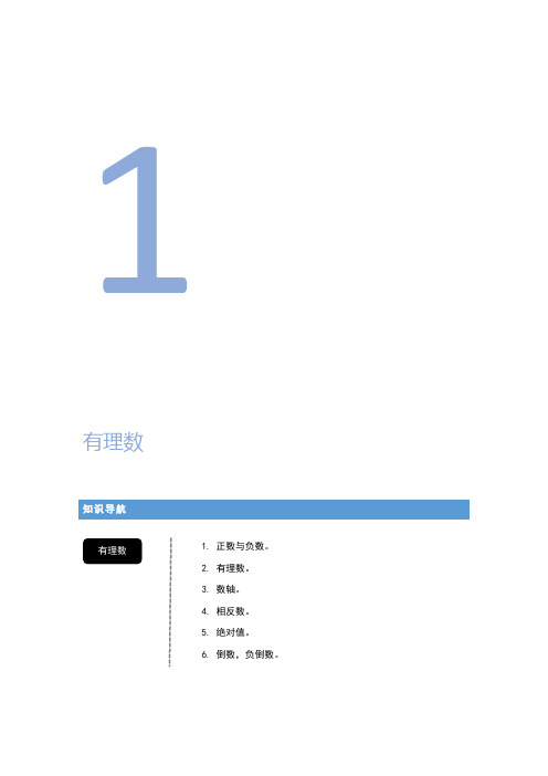 七年级数学思维导图A4