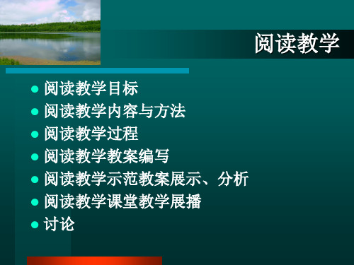 小学语文教学专题阅读教学精品PPT课件