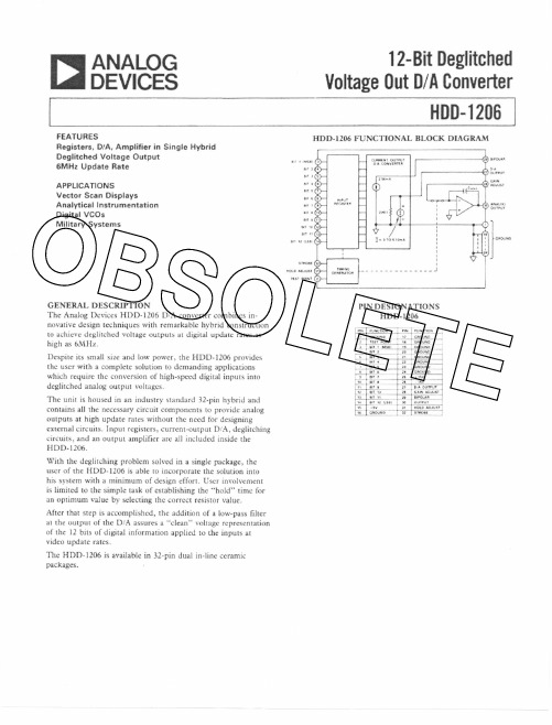 HDD1206SM中文资料