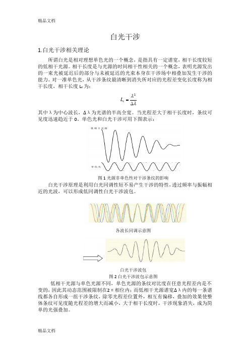 (整理)白光干涉