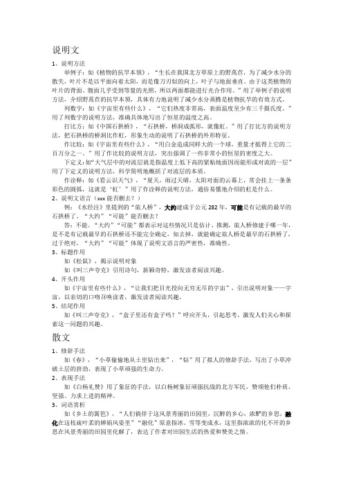 阅读方法举例