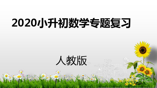 六年级下册数学_2020小升初专题复习：数学_思考人教新课标ppt(荐)(27张)精品课件