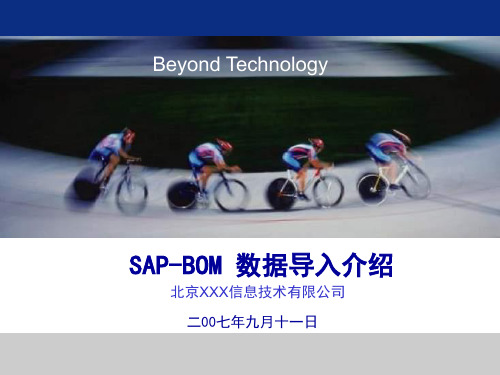 SAP-物料 BOM 数据导入介绍