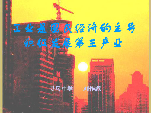 47781-工业是国民经济的主导2