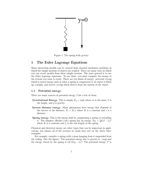 Euler-Lagrange equations