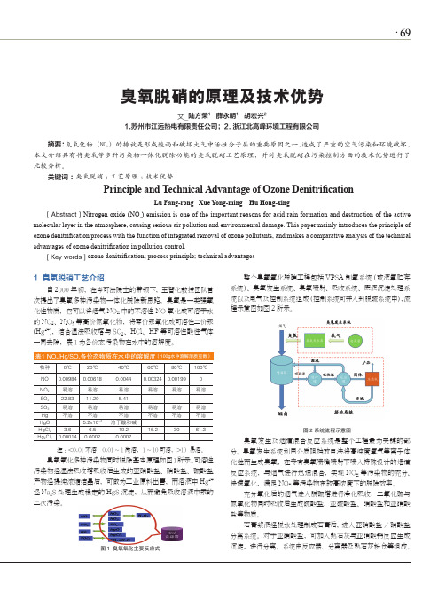 臭氧脱硝的原理及技术优势