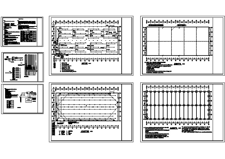 某地区小型厂房电气施工图纸(含设计说明)