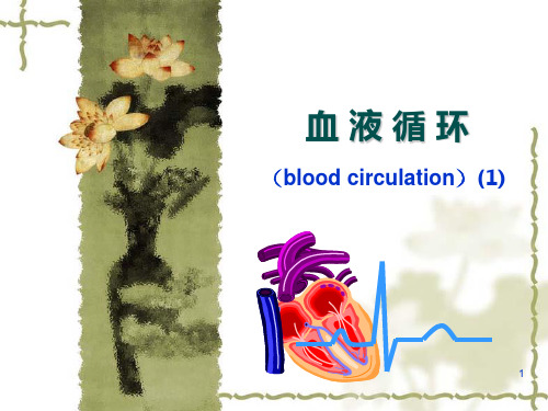 生理学-血液循环PPT幻灯片课件