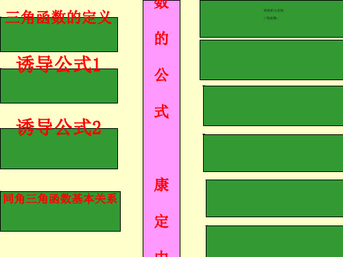 三角函数的定义PPT优秀课件