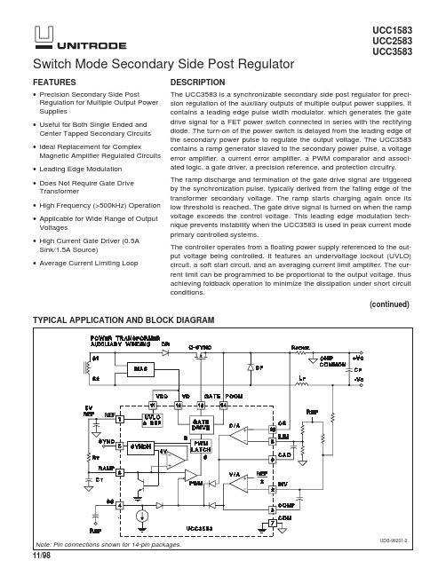 UCC3583中文资料