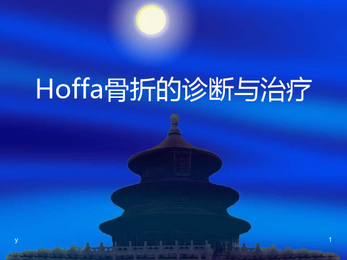 Hoffa骨折ppt课件