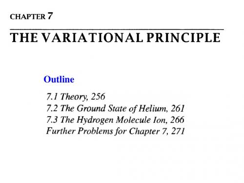 量子力学英文课件格里菲斯Chapter7