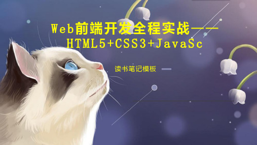 Web前端开发全程实战——HTML5 CSS3 JavaSc