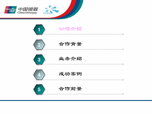 银联代收代付业务演示27页PPT