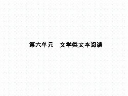 新课标高考第一轮语文总复习专题课件小说阅读 (共489张PPT)