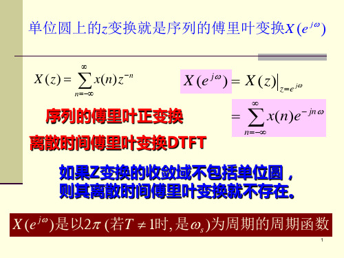 序列的傅里叶变换