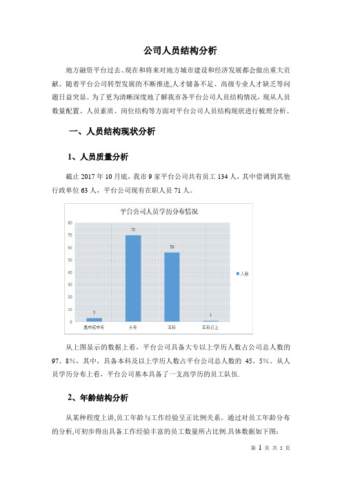 公司人员结构分析【范本模板】