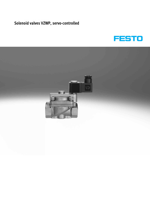 FESTO VZWP-L-… 二路、控制阀门、电磁阀门说明书