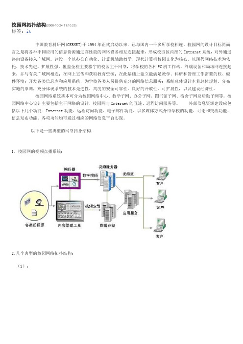 校园网拓扑结构