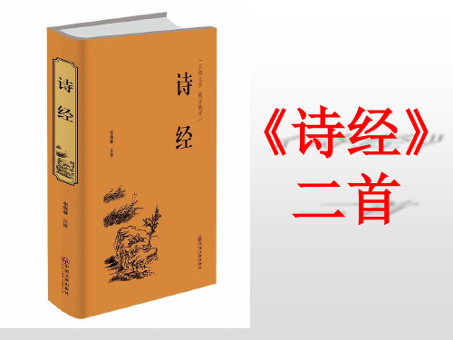 人教版八年级语文下册第12课《诗经二首》课件 (共42张PPT)