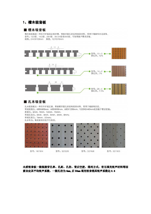 吸声材料介绍