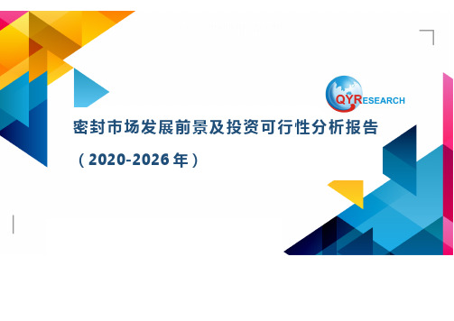 密封市场发展前景及投资可行性分析报告(2020-2026年)