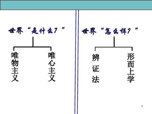 高三政治一轮复习世界是普遍联系的ppt课件