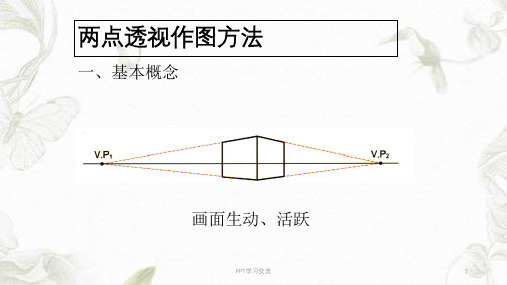 两点透视作图方法课件