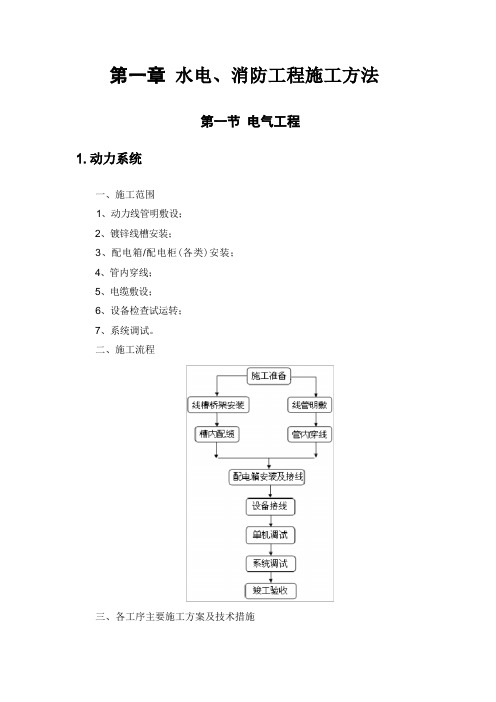 水电、消防工程施工方法