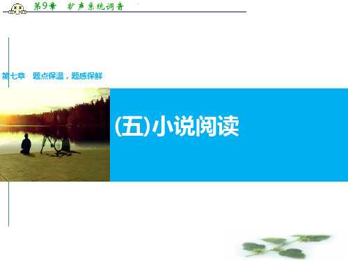 高考语文(全国专用)大二轮总复习与增分策略配套课件:第七章微专题(五) 小说阅读