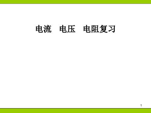 电流电压电阻复习ppt课件