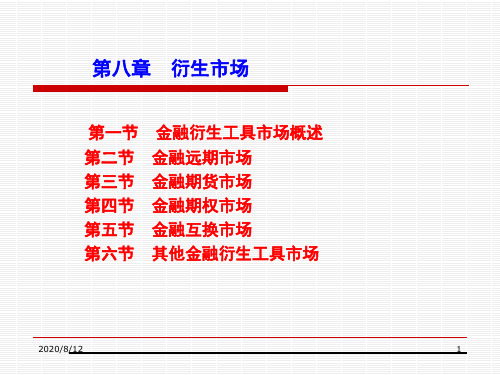 08金融衍生工具市场教学案例