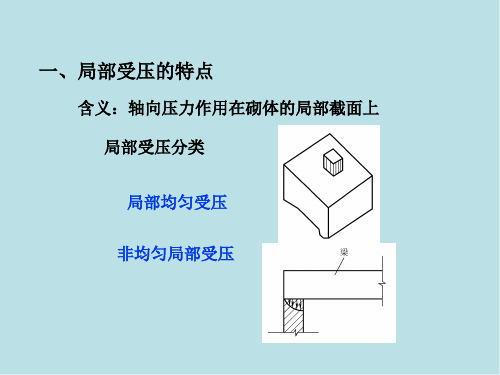 建筑结构第十一章 第四节 局部受压