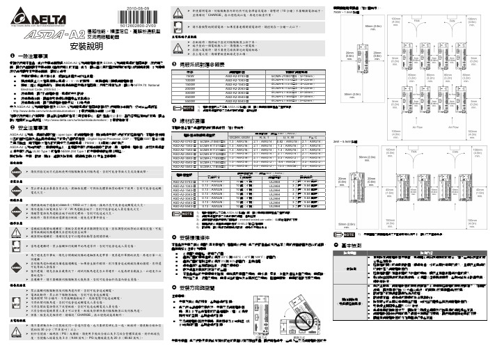 AELTA ASDA-A2 说明书