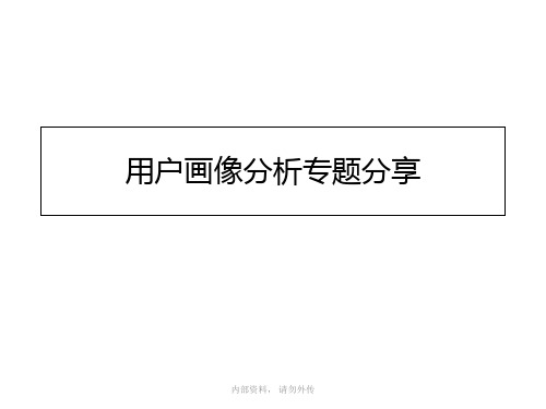 互联网大数据分析之用户画像分析PPT(61张)