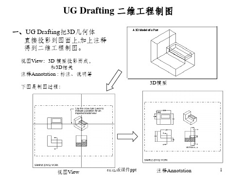 UG-二维工程制图ppt课件