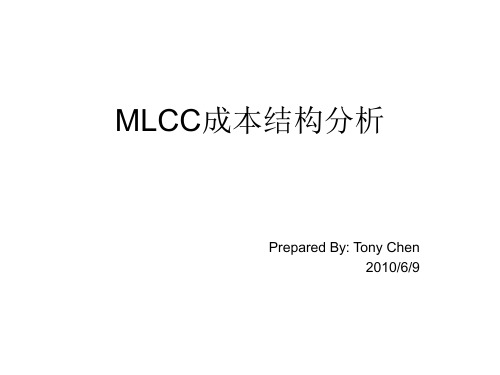 MLCC成本结构分析