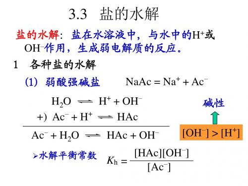 3-3盐类水解