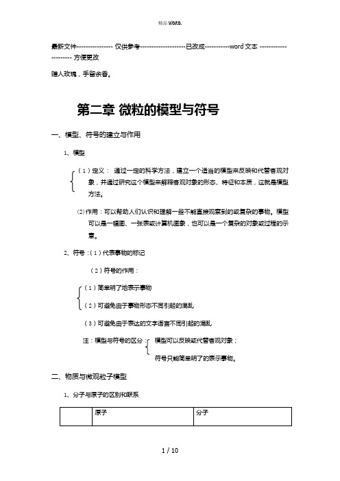 浙江科学八年级下册第二章知识点(优选.)