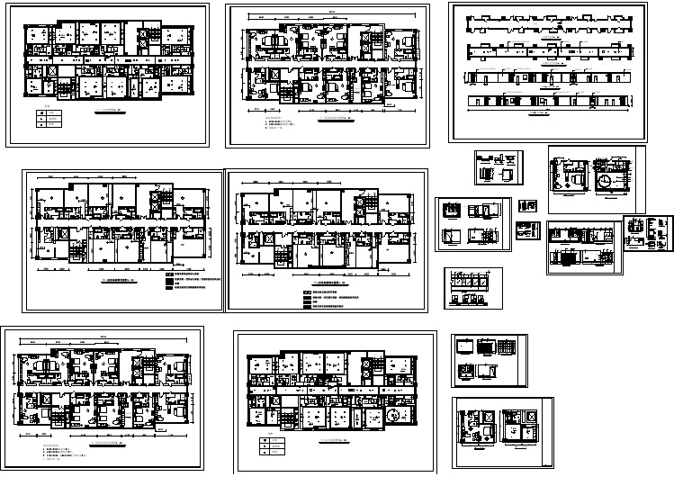 某地区四星级酒店客房设计图纸（共17张）