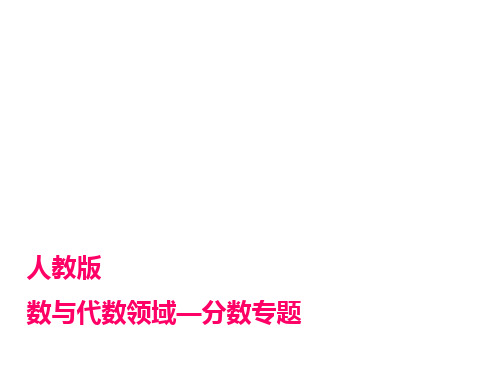 小学数学数与代数领域分数专题知识树说课标说教材PPT