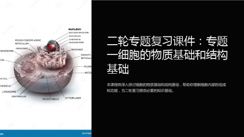 二轮专题复习课件：专题一细胞的物质基础和结构基础