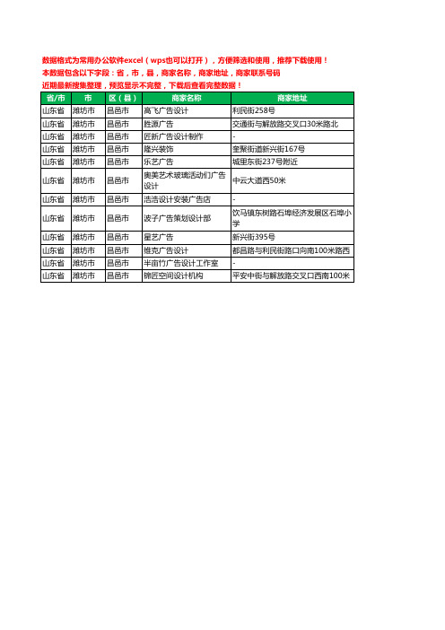 2020新版山东省潍坊市昌邑市图文设计有限公司工商企业公司商家名录名单黄页联系电话号码地址大全12家