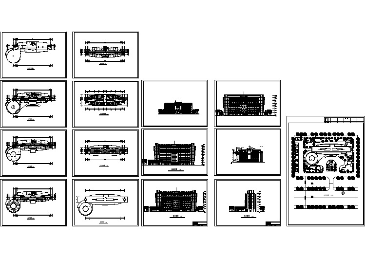 比较详细的酒店建筑cad图（共15张）