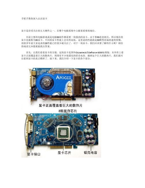 手把手教你深入认识显卡(图文讲解)