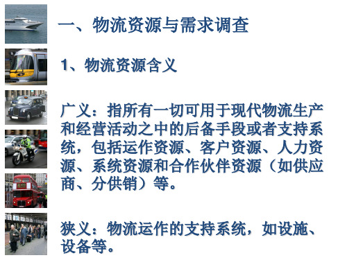 物流资源调查与分析教材