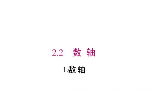 2.2.1 数轴