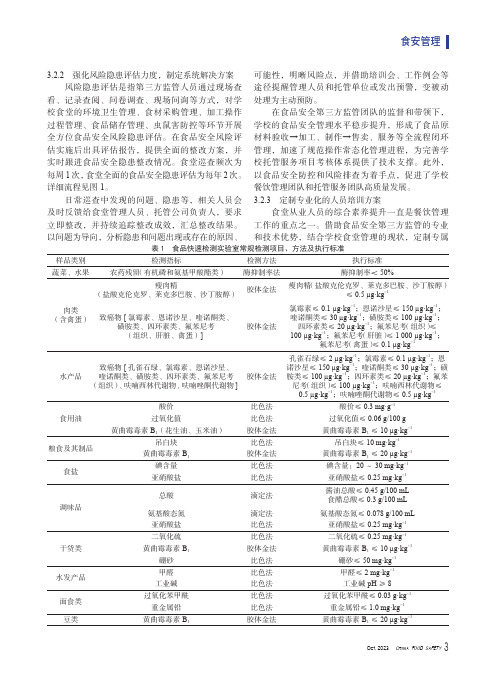 食品安全第三方监管在高校食堂管理中的实践及应用——以深圳技术大学为例