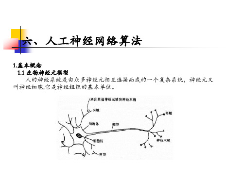 第6章人工神经网络算法ppt课件