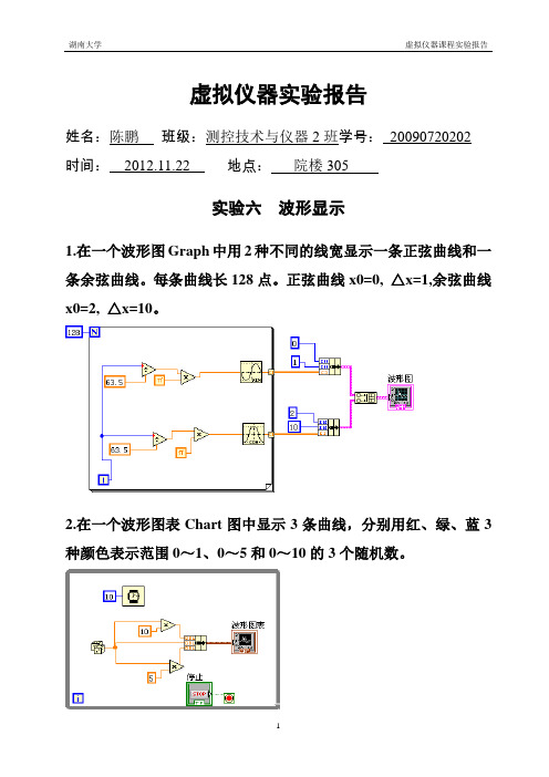 虚拟仪器实验报告(实验六)